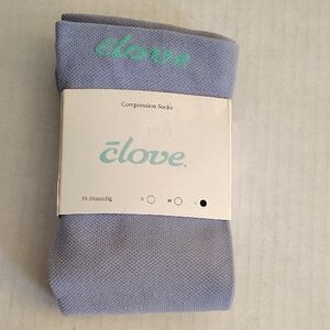 NEW Clove Women's Powder Light Blue Large Compression Socks SPD